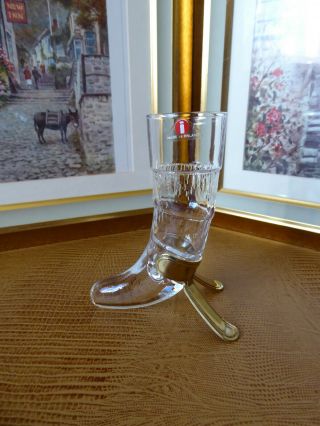 Vintage Iittala Harald Shot Glass Horn Of Plenty Cornucopia By Valto Kokko
