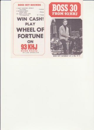 Khj - Los Angeles,  Ca - Top 40 Radio Station Music Survey - September 21,  1966