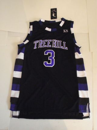 Lucas Scott 3 Ravens Basketball Jersey Sz M With Tag One Tree Hill Tv Show