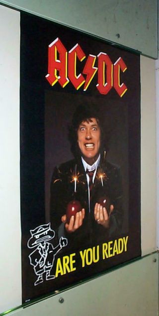 Ac Dc Are You Ready Vintage 1990 Poster Last One