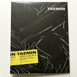 Sm Town Sum Store Shinee Taemin 2nd Mini Album [want] Official Photocard Binder