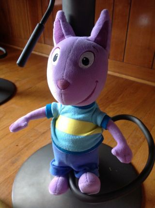 The Backyardigans 14 " Austin Purple Kangaroo Plush Stuffed Toy Wow