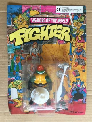 Vintage Heroes Of The World Fighter,  Michel Angelo Turtle Ninja Bootleg,  Moc,  90´s
