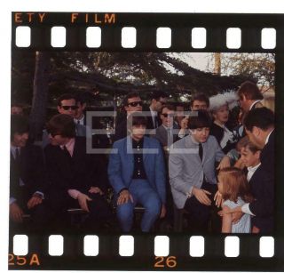 Paul Mccartney Ringo Starr The Beatles Vintage Music Photo Transparency 642b