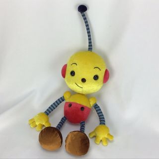 Vintage Mattel Rolie Polie Olie Plush Doll Yellow Robot Stuffed Doll Animal 20 "