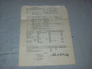 Authentic 1979 Made For Tv Movie Captain America Ii Production Call Sheet