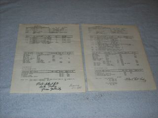 Authentic 1979 Made For Tv Movie Captain America Ii Production Call Sheets
