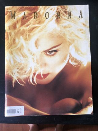 Madonna 1990 Blond Ambition Tour Concert Program Tour Book