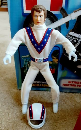 Classic Evel Knievel Stunt Cycle Toy 2020 California Creations Motorcycle 3