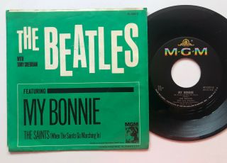 The Beatles,  45 Picture Cover My Bonnie Mgm Orig Nm -