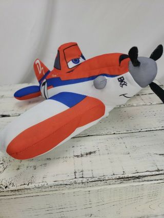 Disney Pixar Planes Plush Dusty Crophopper 15 " Talking Stuffed Plush Euc