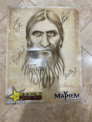 Mastodon Signed Poster