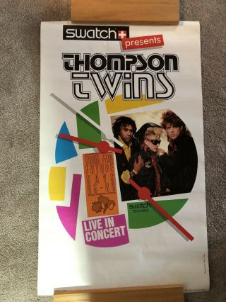 Thompson Twins Swatch Tour Poster 1985