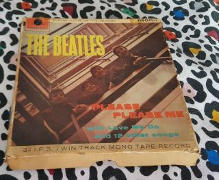 The Beatles Reel To Reel Twin Track Tape Please Please Me Mono Ta - Pmc 1202