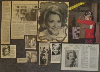 Hope Lange Clippings