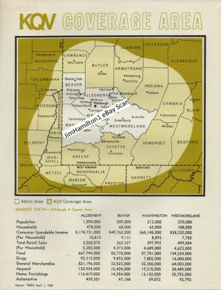 Kqv 1410 Pittsburgh Pennsylvania Radio Coverage Map