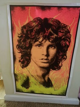 Jim Morrison The Doors Blacklight Poster