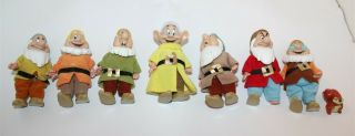 Walt Disney Snow White And The Seven Dwarfs Figure Set Simba 4 1/2 "