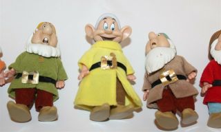 Walt Disney Snow White And The Seven Dwarfs Figure Set Simba 4 1/2 