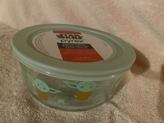 Star Wars The Child Baby Yoda Limited Edition Pyrex 4 Cups Snack Bowl