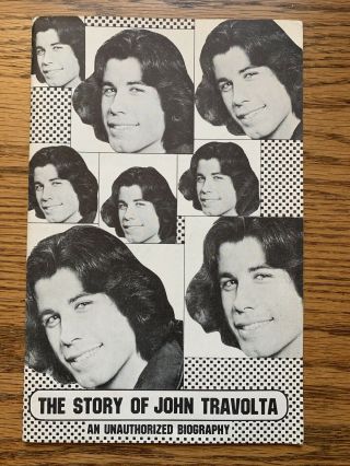Vtg The Story Of John Travolta An Unauthorized Biography Book Vf -