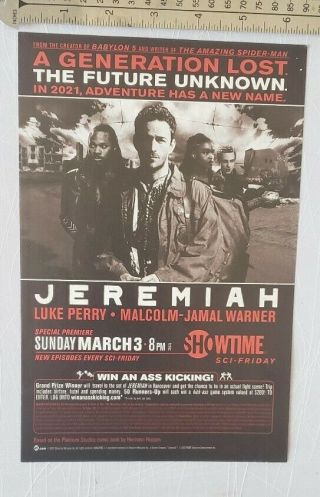 Jeremiah Luke Perry Tv Show Rare Print Advertisement