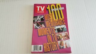 Tv Guide June 29 July 5 1996 Special Issue 100 Memorable Moments In Tv History