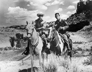 The Lone Ranger And Tonto In 1956 Classic Tv Show 8 " X 10 " Photo 2