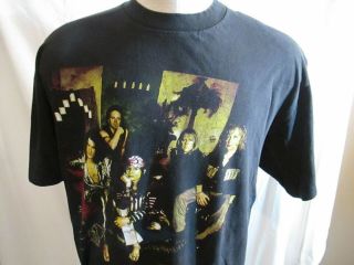 Vintage 1997 Aerosmith Nine Lives North American Concert Tour Mens T Shirt Sz Xl