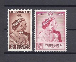Trinidad & Tobago 1948 Rsw Sg 259/260 Mnh Cat £30.  10