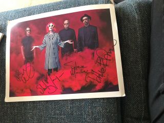 Garbage - Fully Autographed Colour Promo Photo 12” X 9”