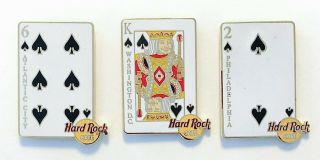 Hard Rock Cafe Playing Card Series Pins - Spades