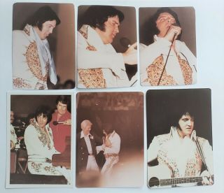 Elvis Presley - 6 Concert Photos - 1975 To 1977 - 3 1/2 " X 5 " - Kodak