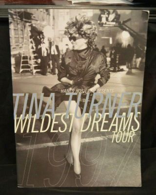 Tina Turner Hanes Hosiery Wildest Dreams 1997 Tour Book