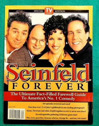 Vintage Seinfeld Tv Guide Special Issue Seinfeld Forever Spring 1998