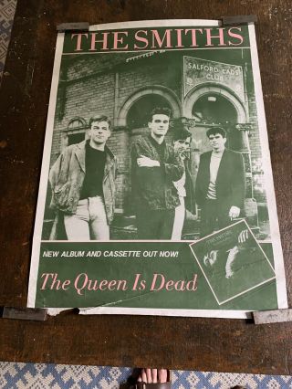 The Smiths The Queen Is Dead.  Promo Poster