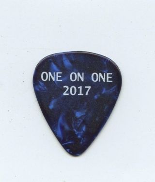 Paul Mccartney Ex Beatles Bass Guitar Pick White Letters - One On One Tour 2017