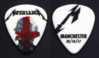 Metallica James Hetfield Manchester 10/28/17 Guitar Pick - 2017 Worldwired Tour
