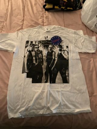 U2 Zootv Tour (europe 1993) T - Shirt.  White.  Large