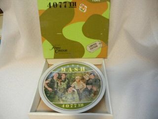 M A S H 4077th Commemorative Plate Boxed Vintage 1982 Tv Series Limited Edition