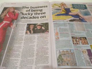 Kylie Minogue 2 Page July 2020 Australian Newspaper Clipping Article