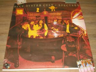 Rolled Blue Oyster Cult Boc - Spectres Promo Poster 42 X 44 Hit Godzilla Album