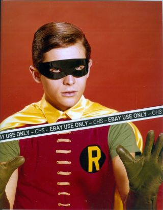 Burt Ward Very Sharp Color 8x10 Photo " Batman " Tv Series " Robin " 5621