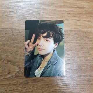 K - Pop Bts World Tour " Love Yourself " Official Limited Suga Photocard
