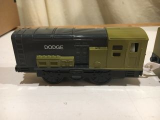 Motorized Dodge with Yellow Mustard Coach Car for Thomas and Friends Trackmaster 3