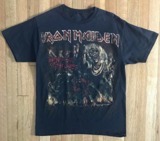 Iron Maiden World Tour T - Shirt - 1982 - 1983 - The Number Of The Beast - Medium