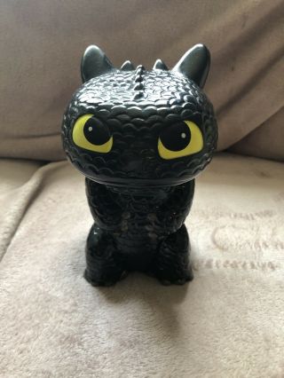 How To Train Your Dragon Toothless Ceramic Coin Bank 8 "