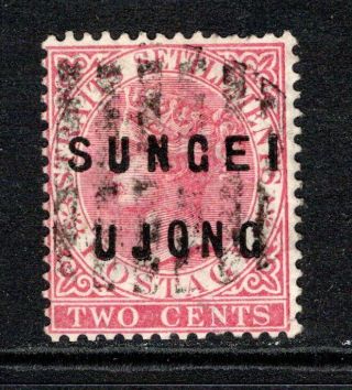 Sungei Ujong Qv 1882 - 84 2c Pale Rose Sg20 (high Cat)
