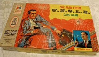 1965 The Man From Uncle Card Game,  Milton Bradley