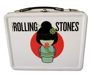 Rolling Stones Geisha White Lunch Box Official Merchandise